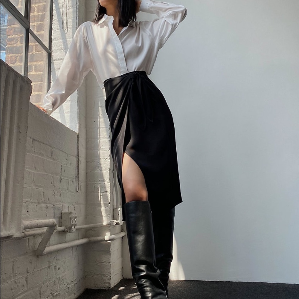 Aritzia Babaton Sarong Skirt